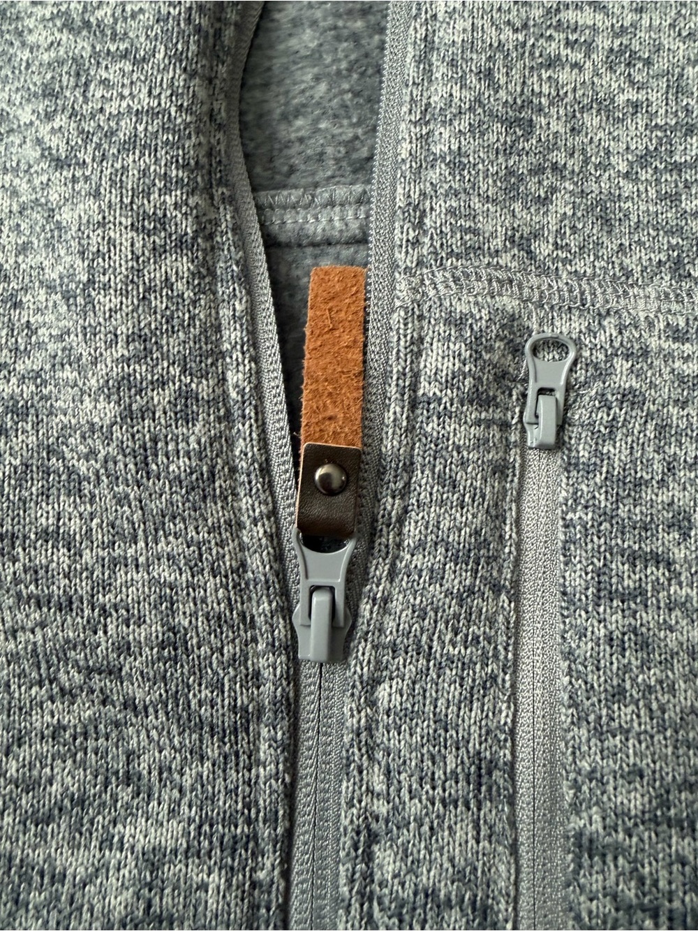 Smith’s Workwear Men’s L Gray Sweater Fleece 1/4 Zip Pullover Pockets - Picture 6 of 11